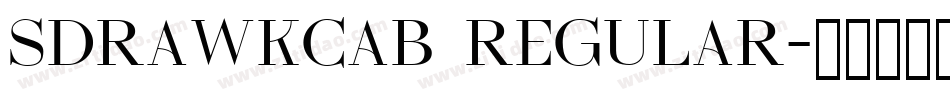 Sdrawkcab Regular字体转换